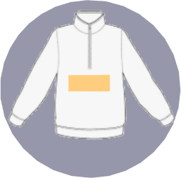 Jacket 1/4 Zip Centre Front