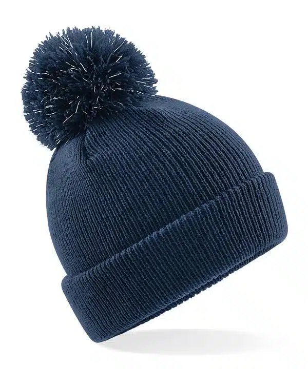 Junior reflective bobble beanies