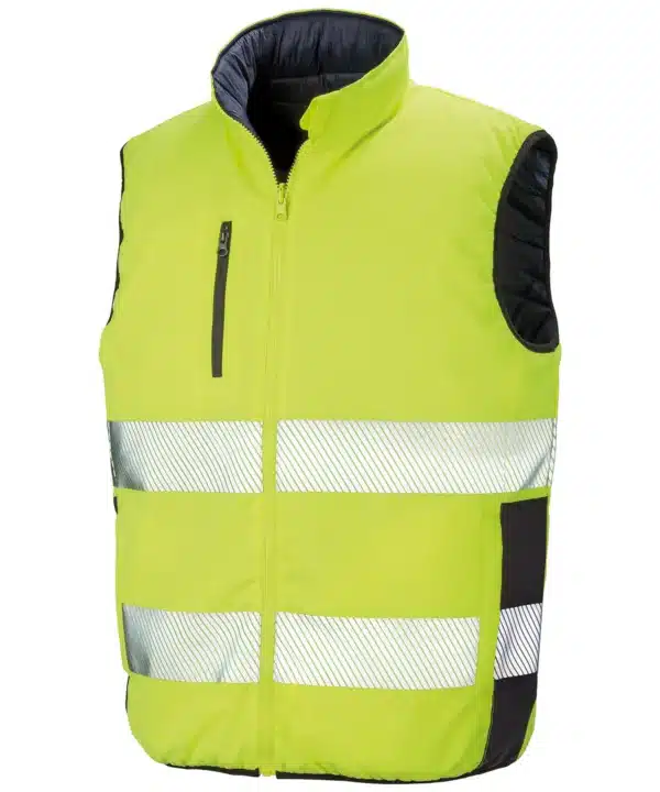 Reversible soft padded gilets