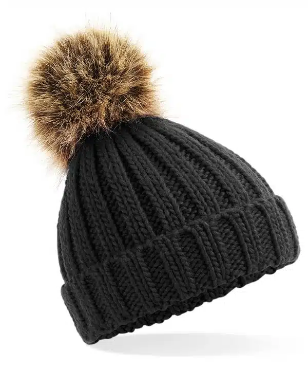 Junior Pom-Pom chunky beanies