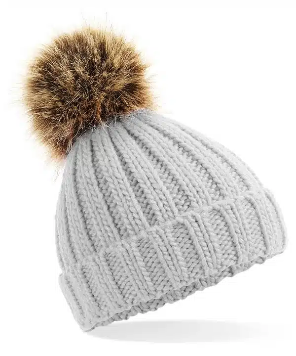 Junior Pom-Pom chunky beanies