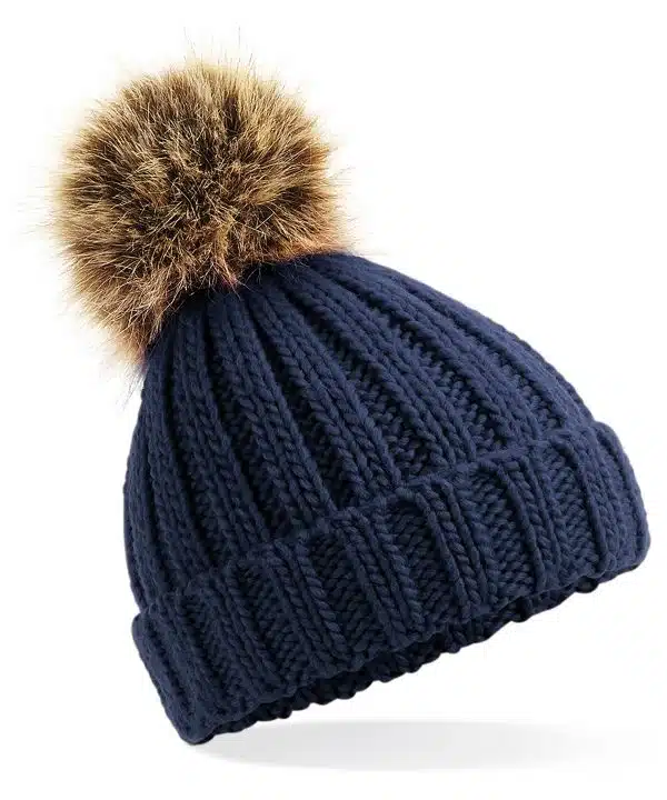 Junior Pom-Pom chunky beanies