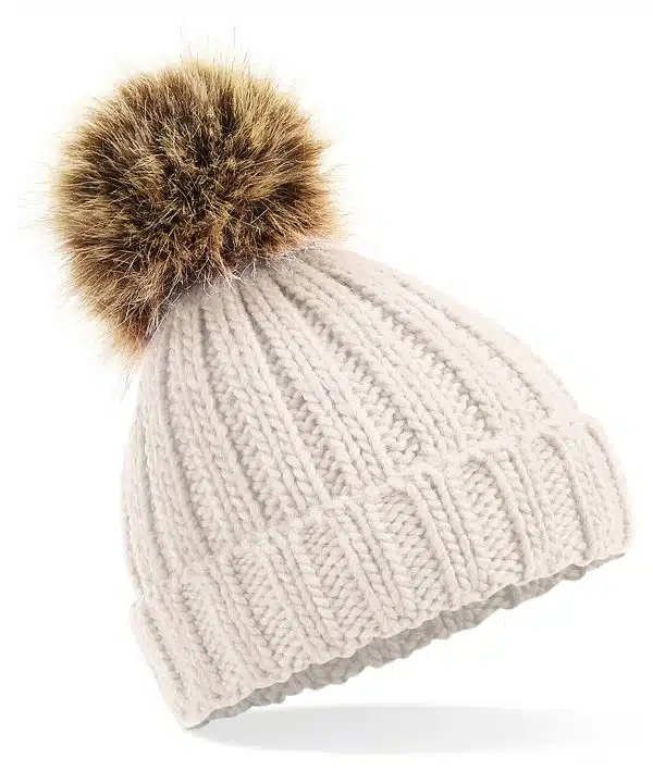 Junior Pom-Pom chunky beanies