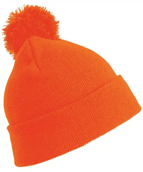Junior pom pom beanies