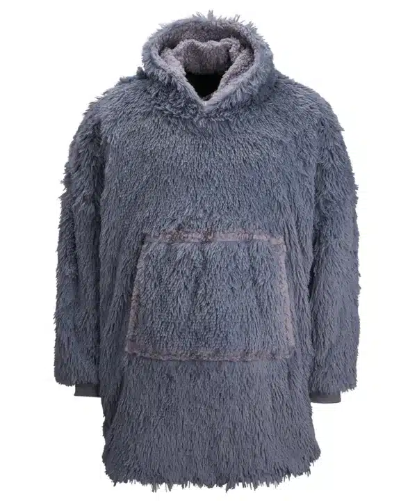 Ribbon cozy shaggy hoodies