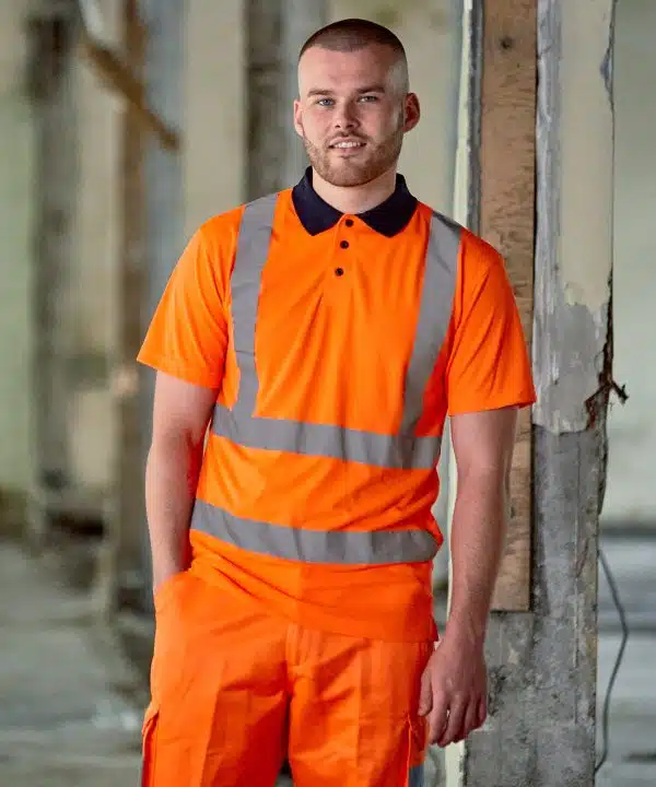 High visibility polo