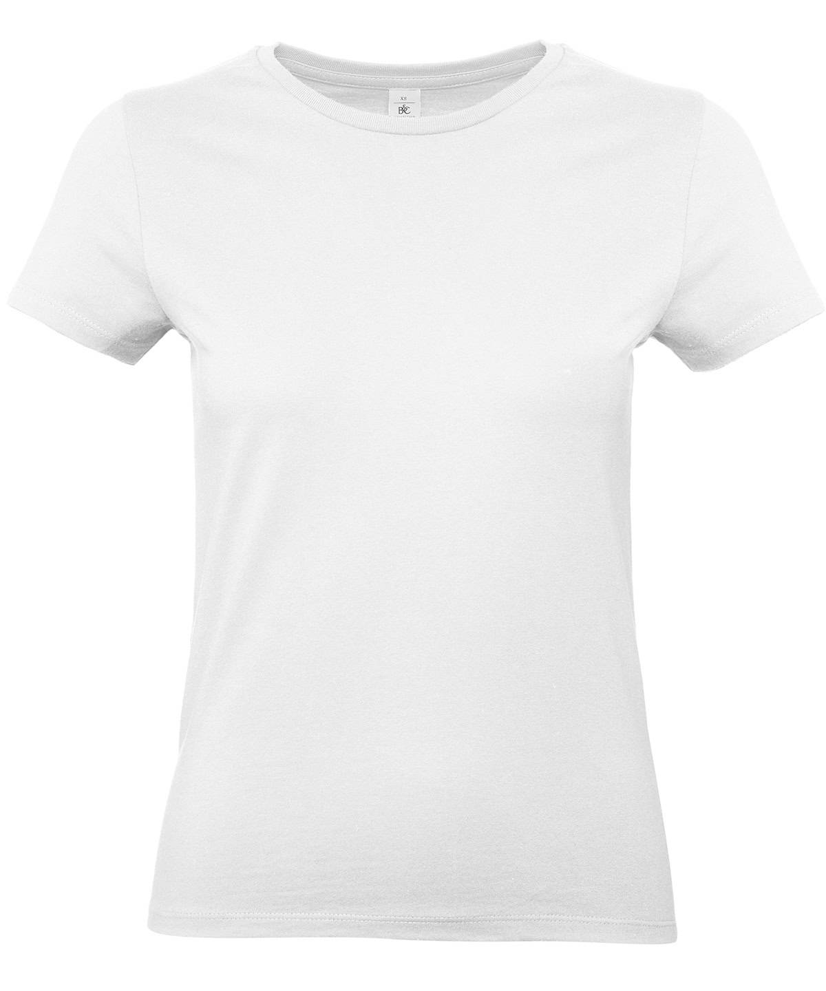 White women's T-shirt for embroidery, printing, casual wear, XS size.