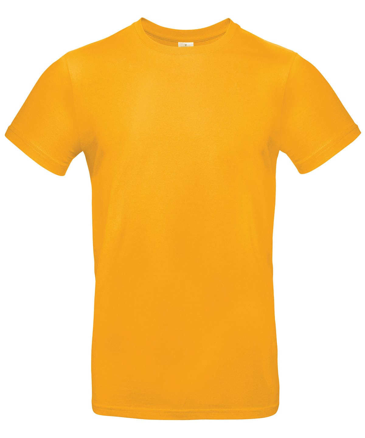 Quality yellow T-shirt ideal for custom embroidery and printing projects. Perfect for promotional ap.