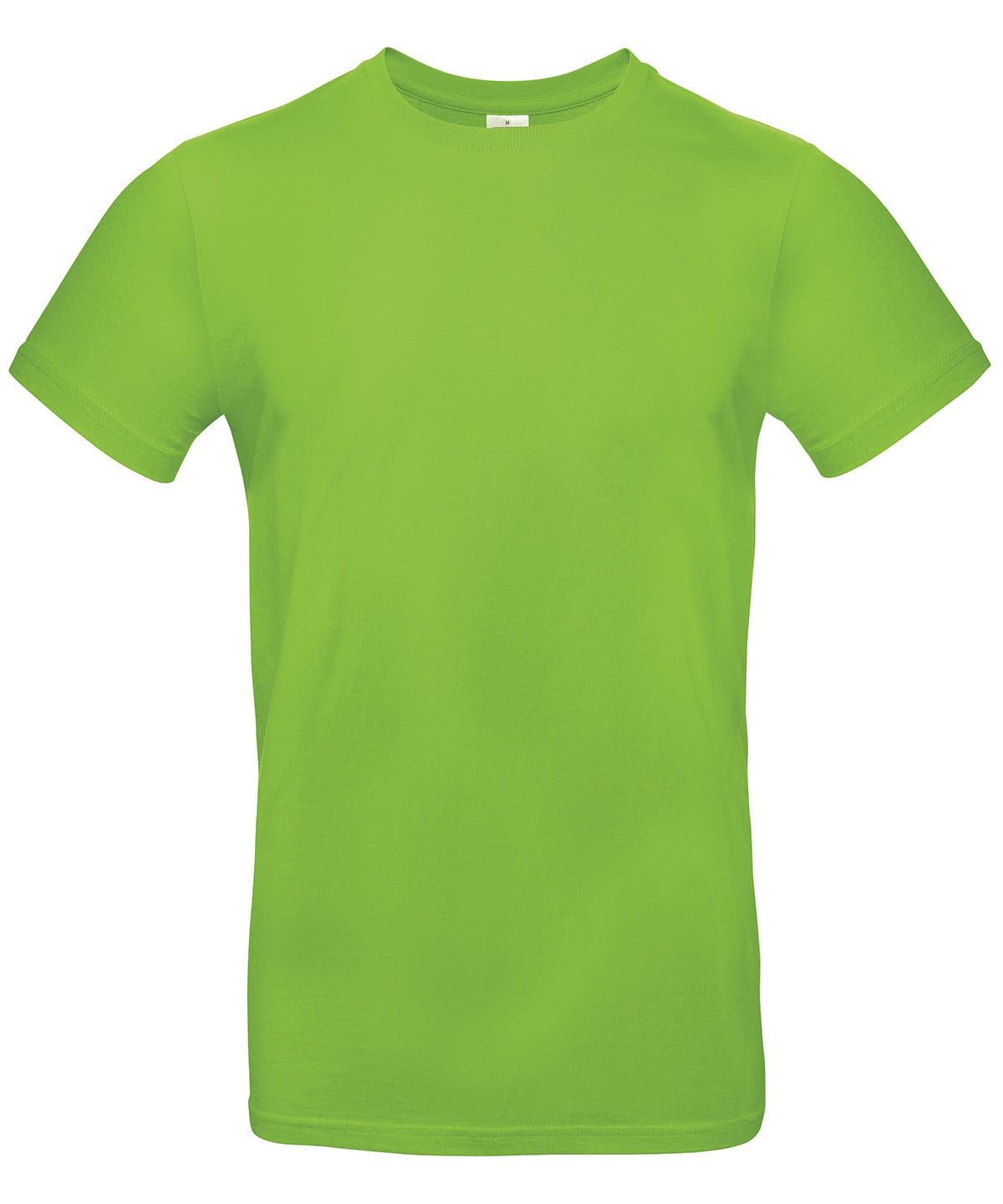 Bright green embroidery t-shirt with Orchid Green colour, ideal for custom printing and branding.