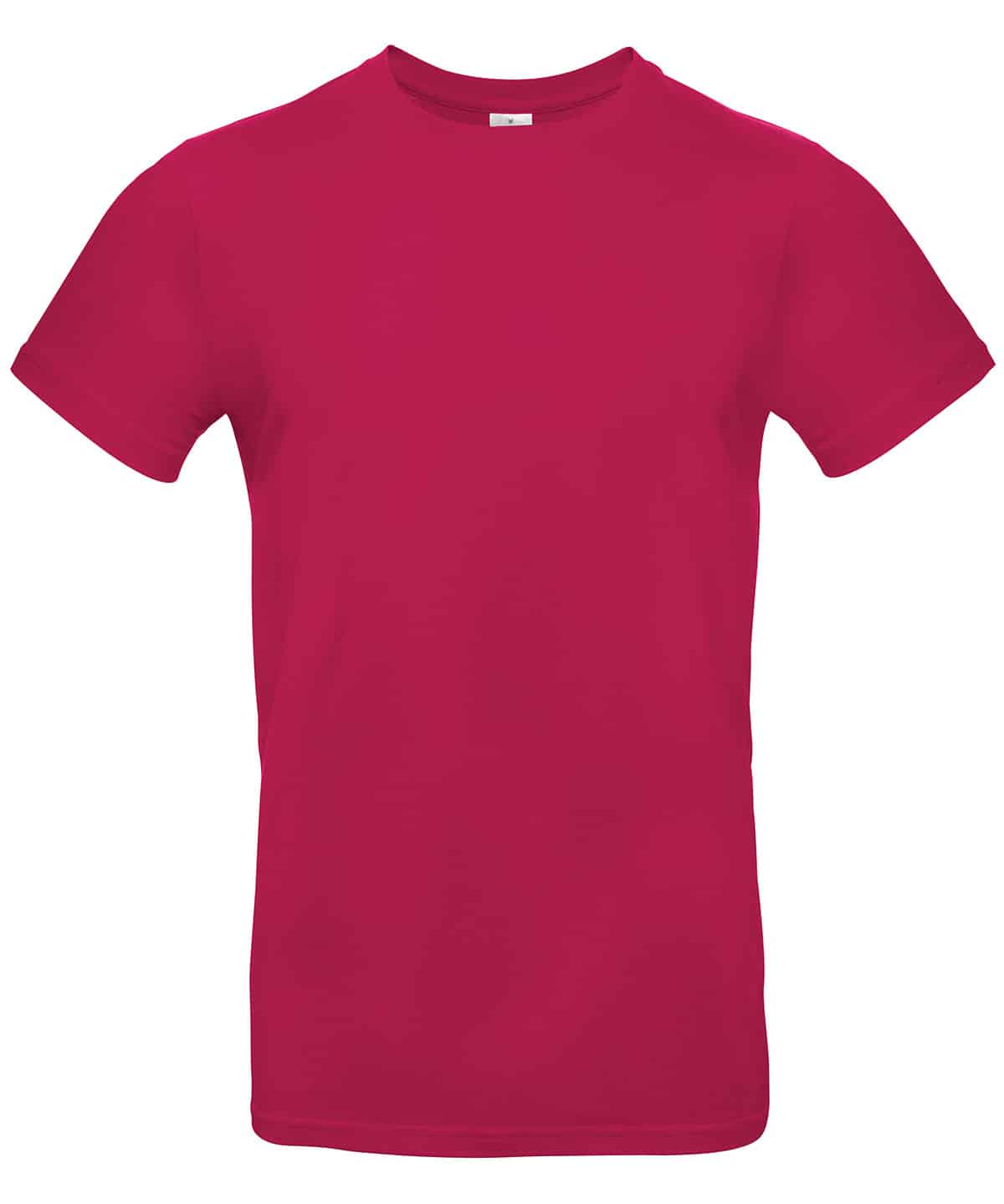 Bright sorbet pink embroidered T-shirt, XS size, casual wear for men and women.