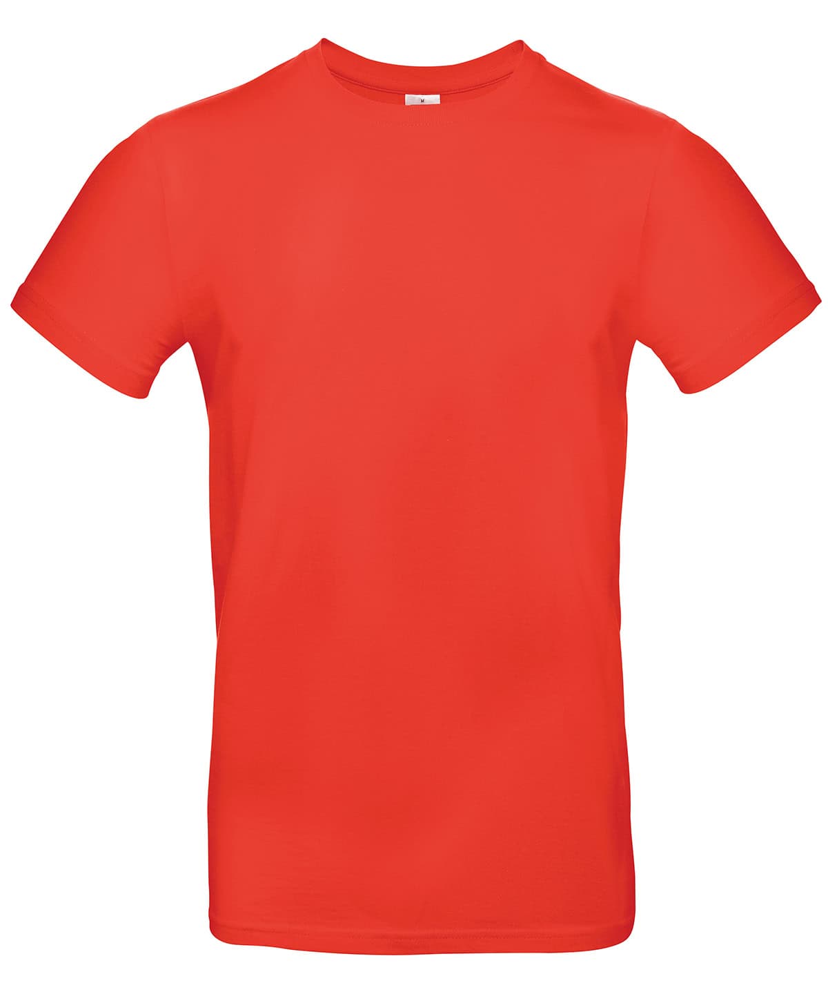 Sunset Orange embroidered T-shirt in XS size, perfect for custom printing and embroidery.