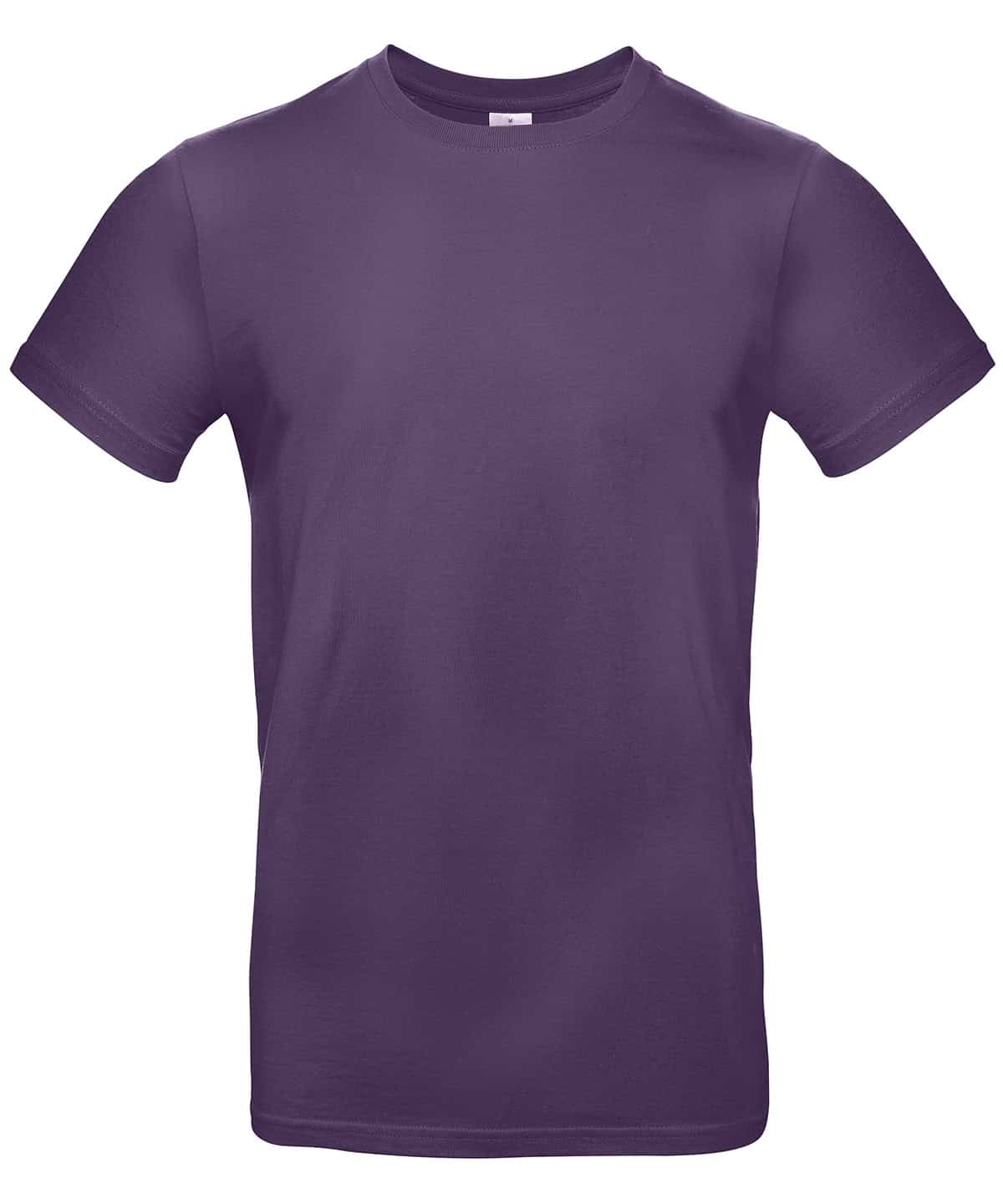 Bright purple T-shirt ideal for personalised embroidery and printing projects. Perfect for promotion.