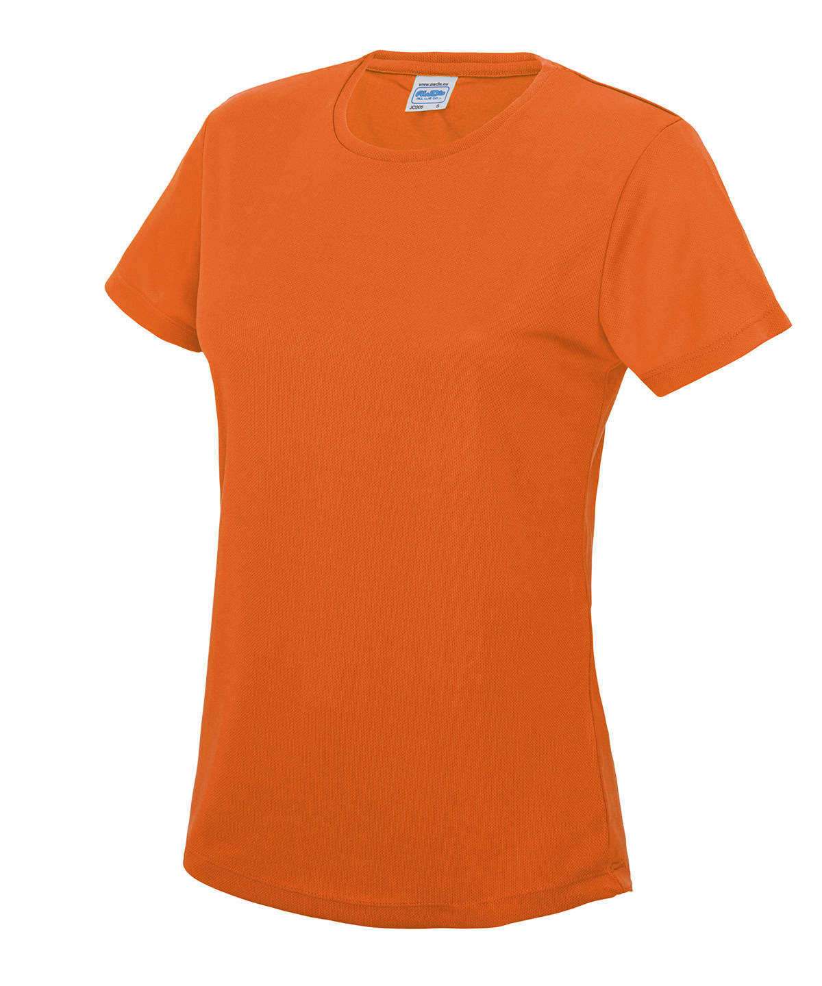 Electric Orange Ladies T-Shirt for Casual Wear.