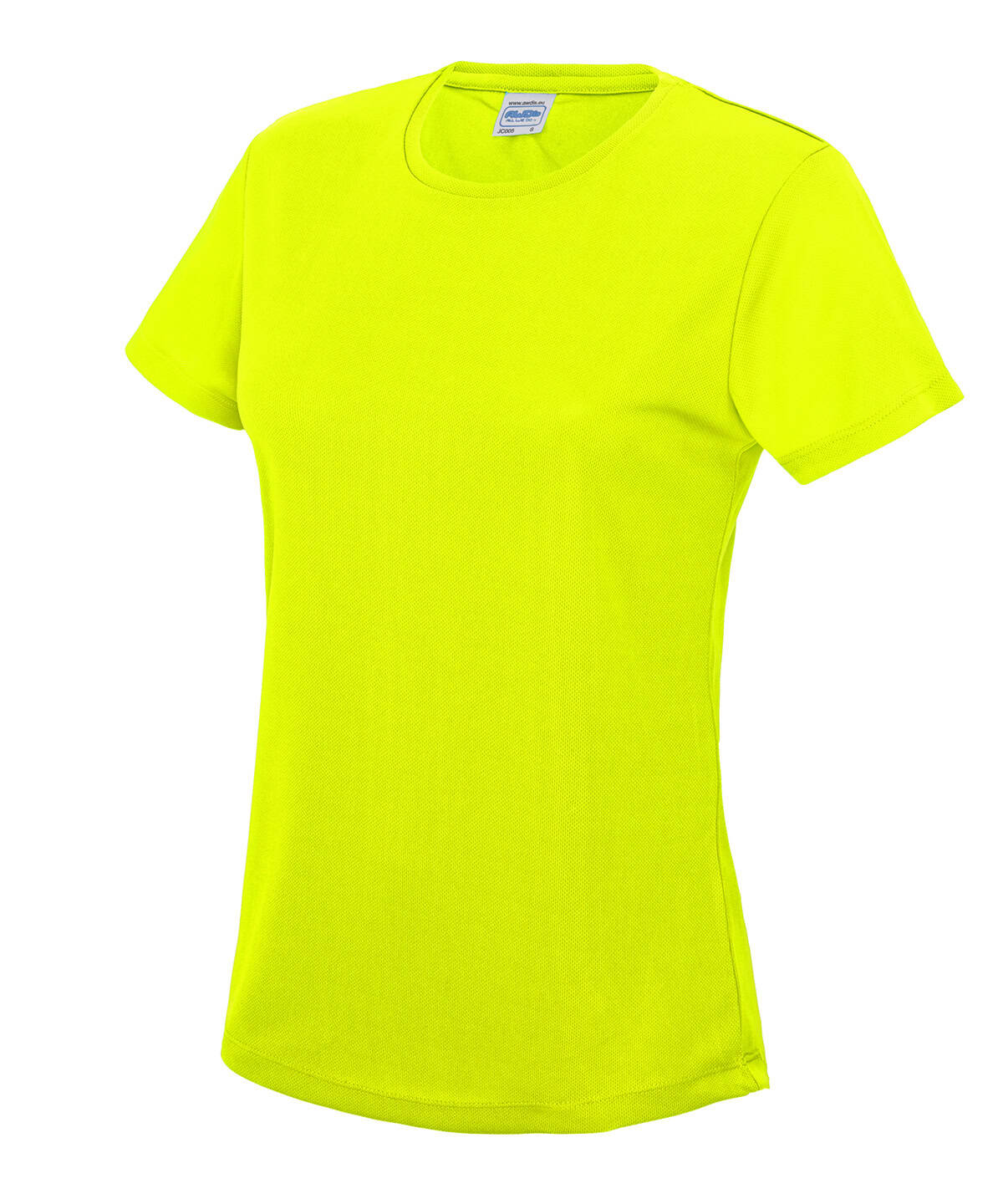 Electric Yellow Ladies T-Shirt for Casual Wear.
