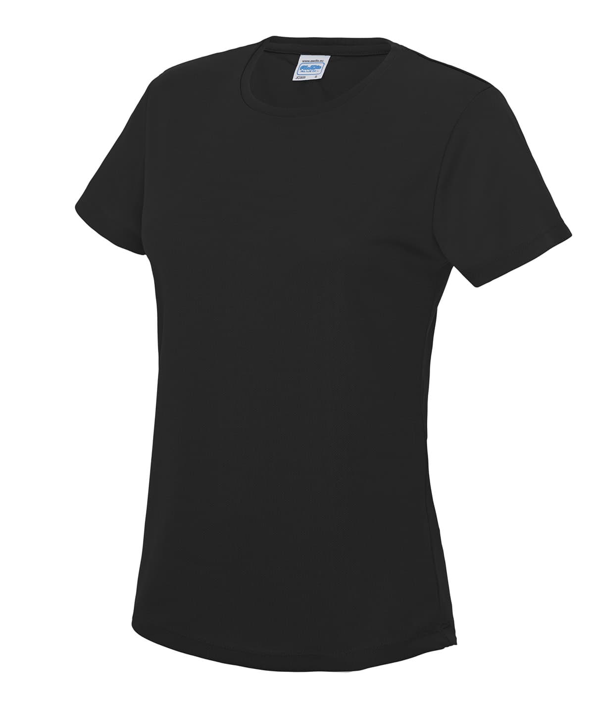 Black Ladies T-Shirt for embroidery and printing.