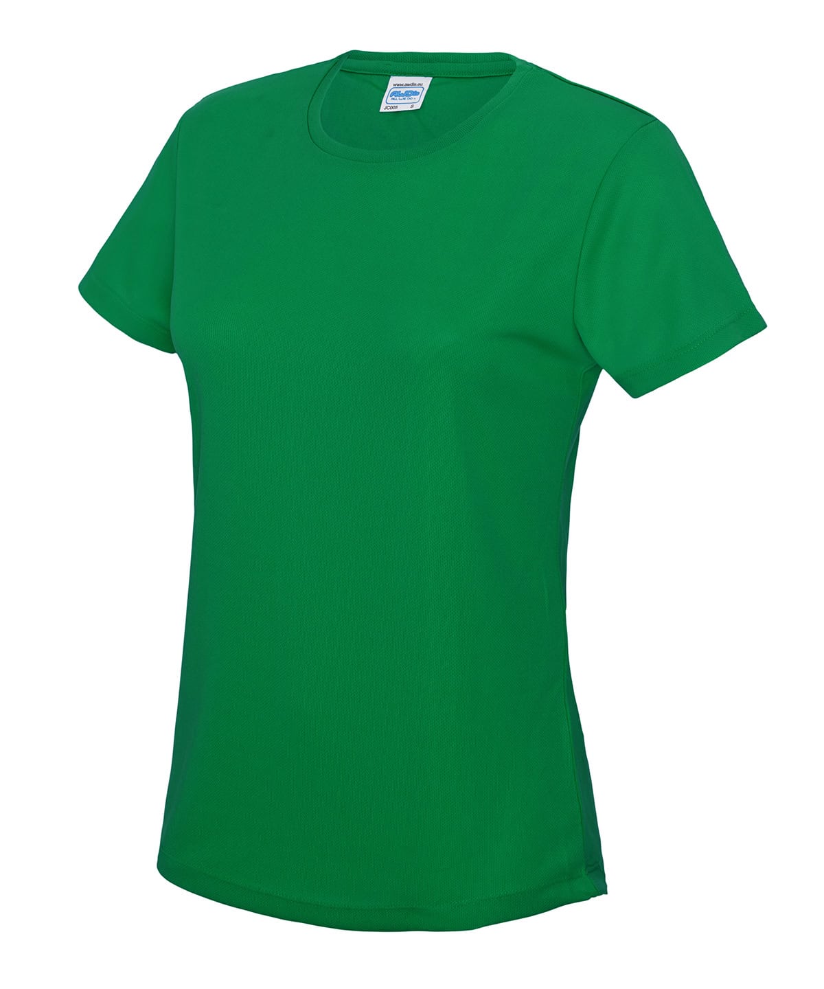 Ladies cool T-shirt in Kelly Green, size XS, perfect for casual wear.