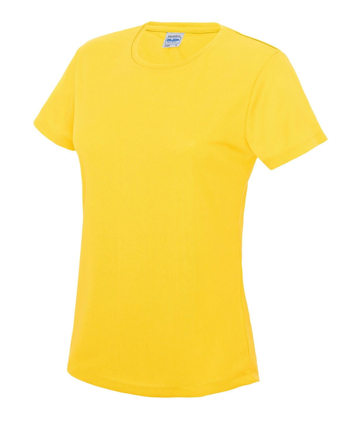 Ladies Sun Yellow T-Shirt - JC005, XS, breathable and stylish.