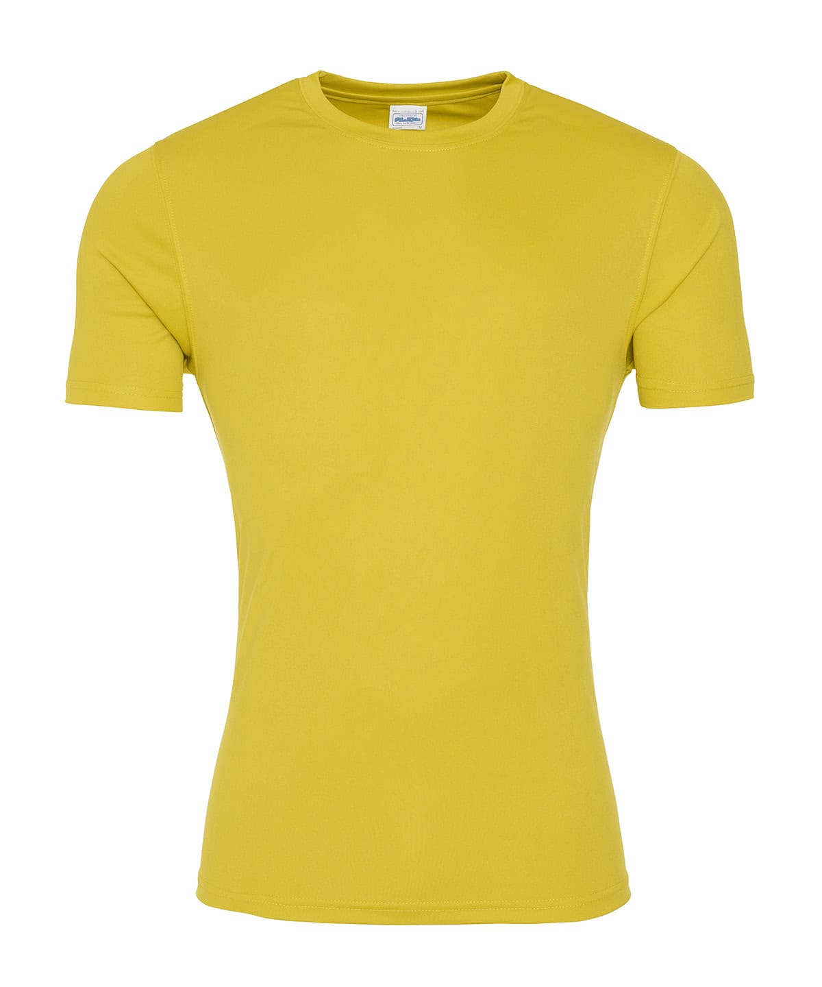 Sun Yellow T-Shirt with Embroidery & Printing - JC020, XS.
