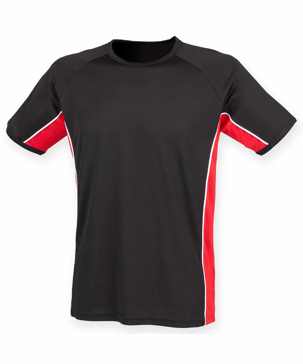 Performance panel t-shirt for kids with breathable fabric and vibrant design. Perfect for sports and.