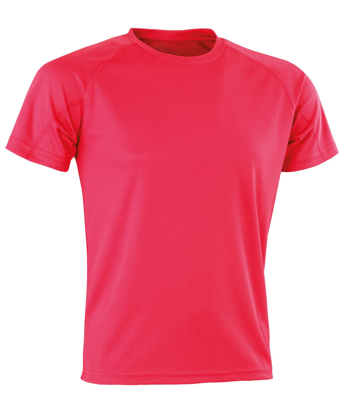 Performance Aircool T-shirt in Flo Pink, size XXS, designed for comfort and breathability.