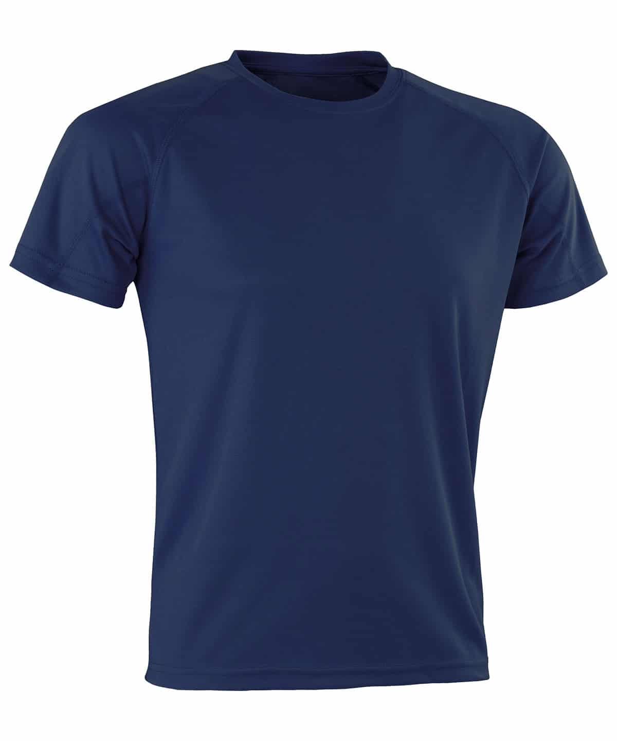 A navy Performance Aircool T-shirt in XXS size, ideal for sports and casual wear.