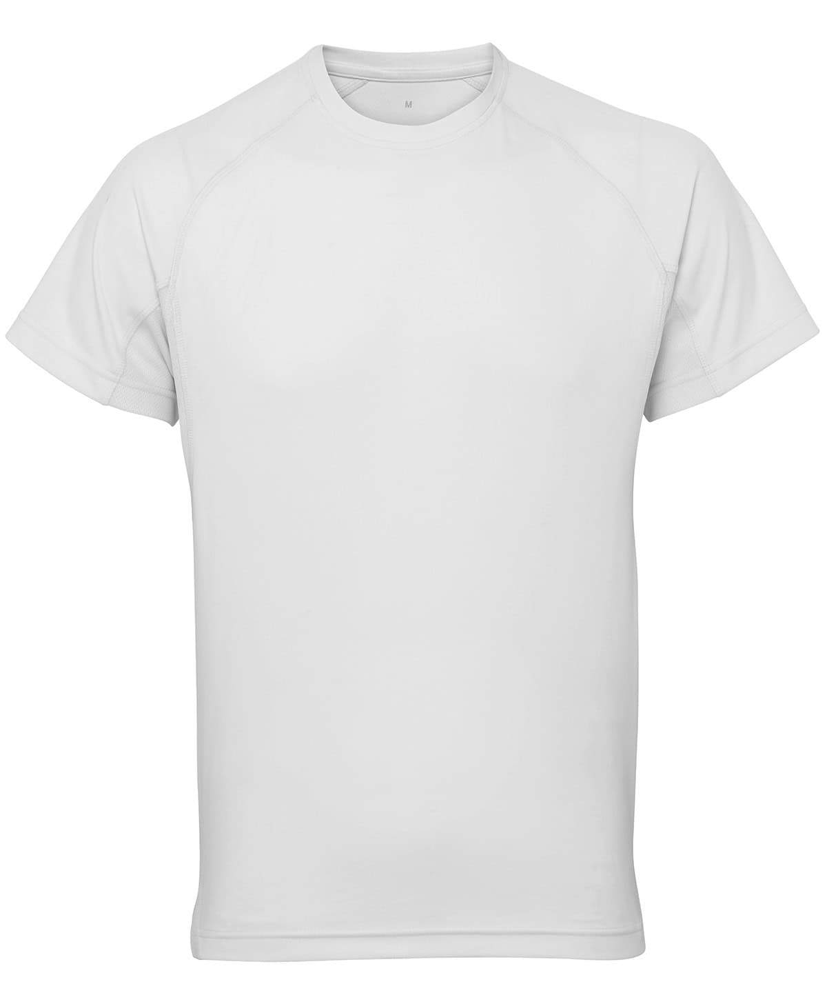 White TriDri technical sports T-shirt for activewear and printing.