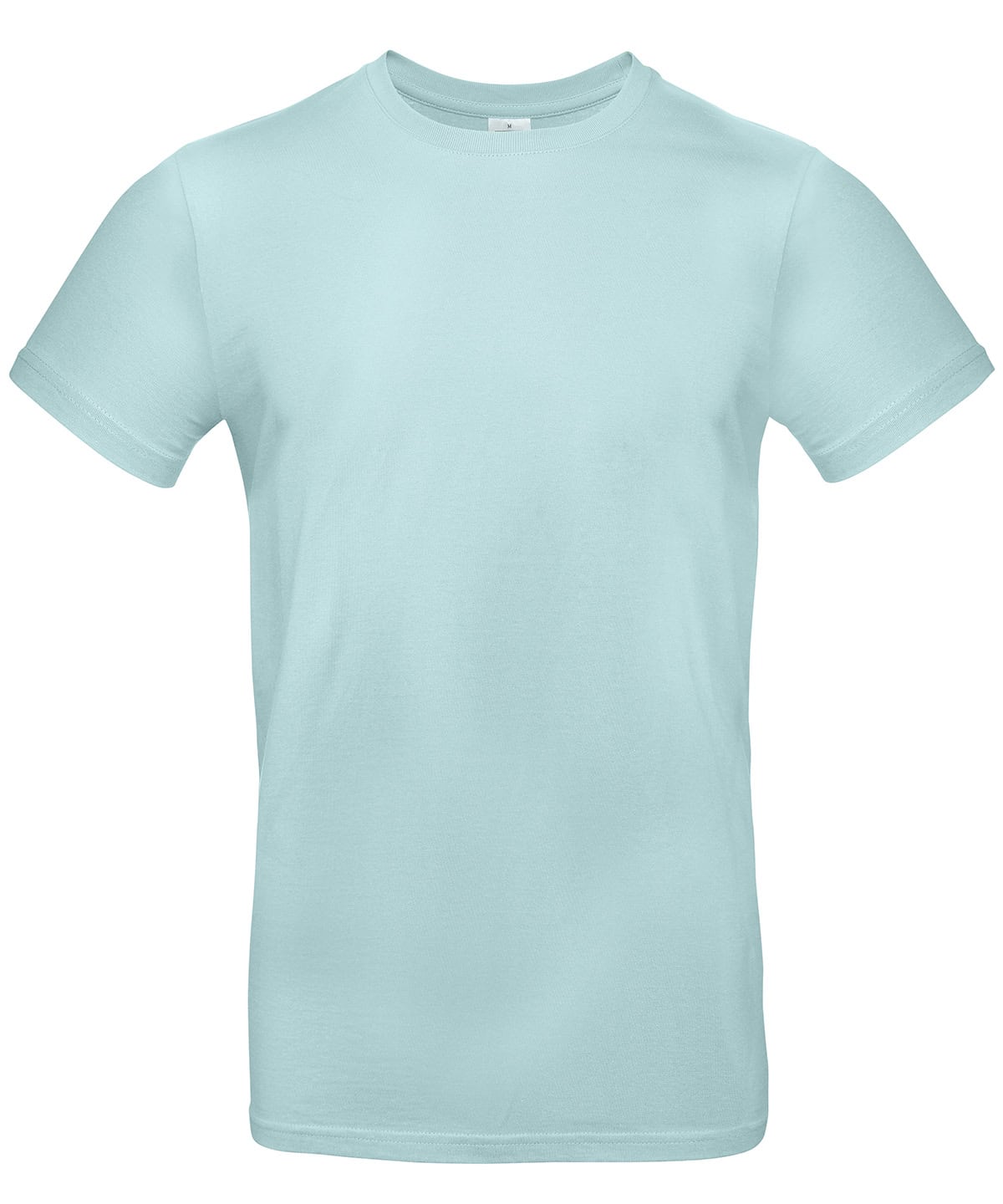 Light mint colour casual tee with soft fabric, ideal for team or personalised designs.
