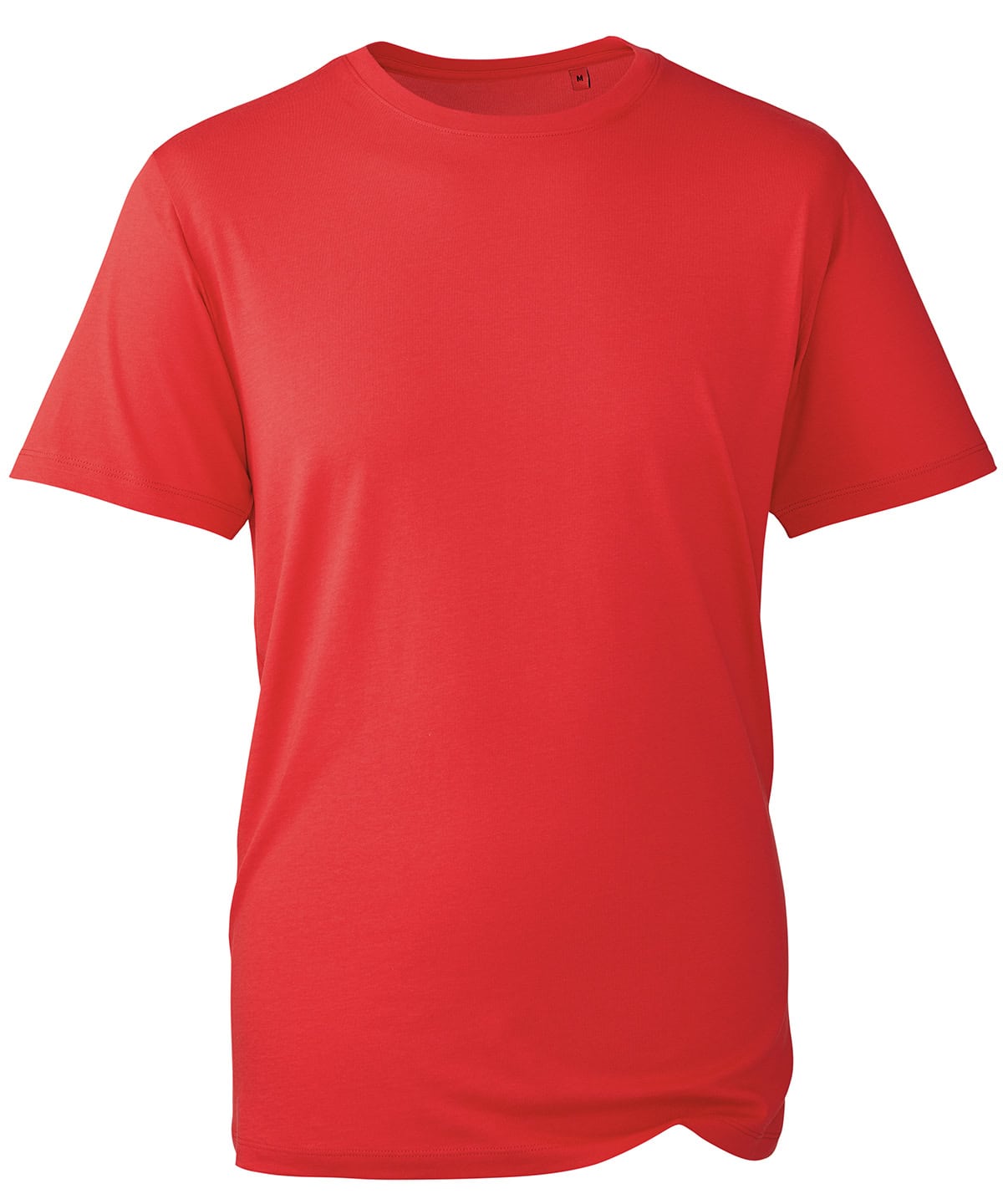 Red Anthem T-shirt with embroidery and printing design.