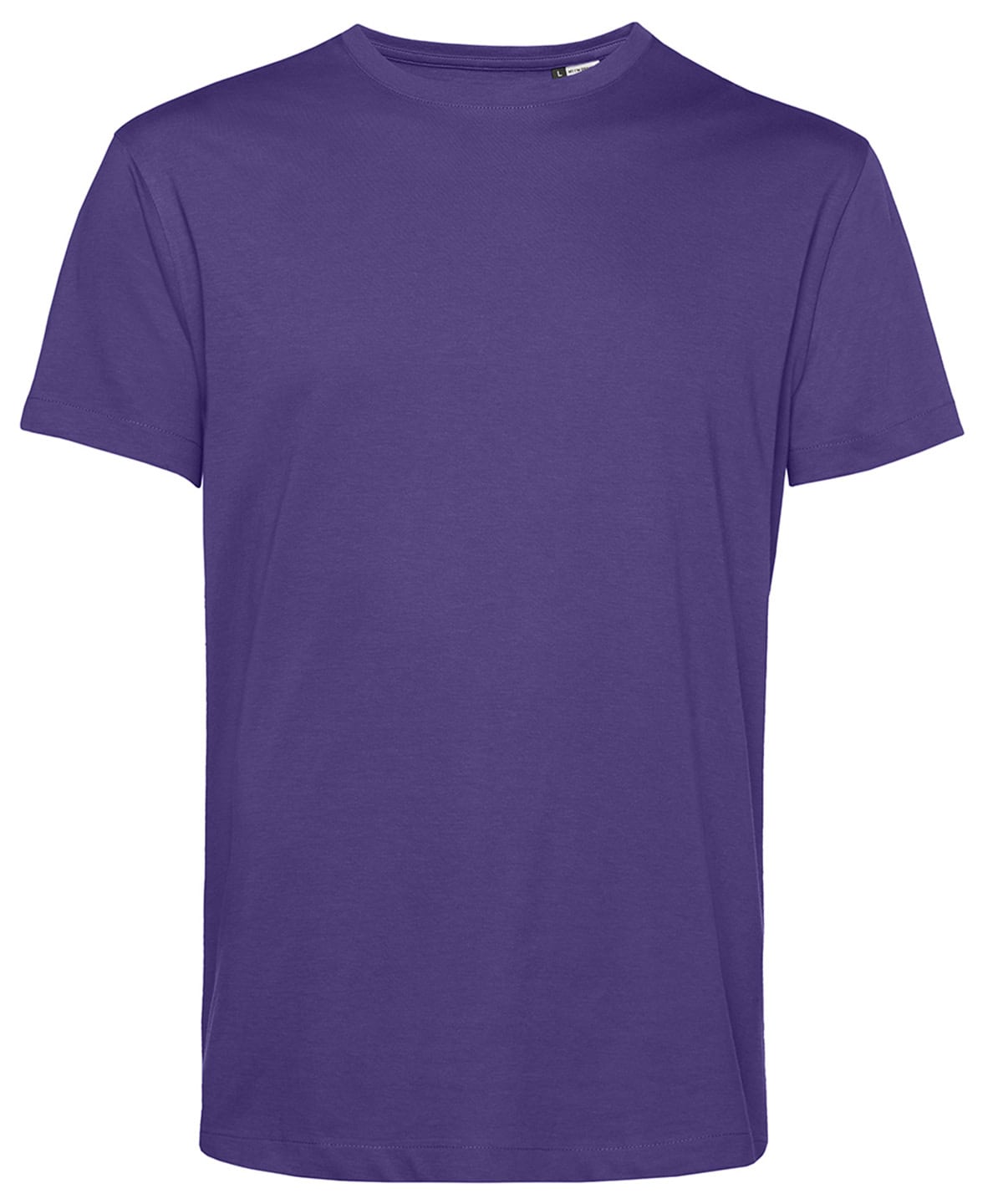 Radiant Purple T-Shirt for custom embroidery and printing, ideal for promotional clothing and person.