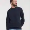 High-quality embroidered and printed classic sweatshirt with a comfortable fit. Perfect for casual wear and custom designs.
