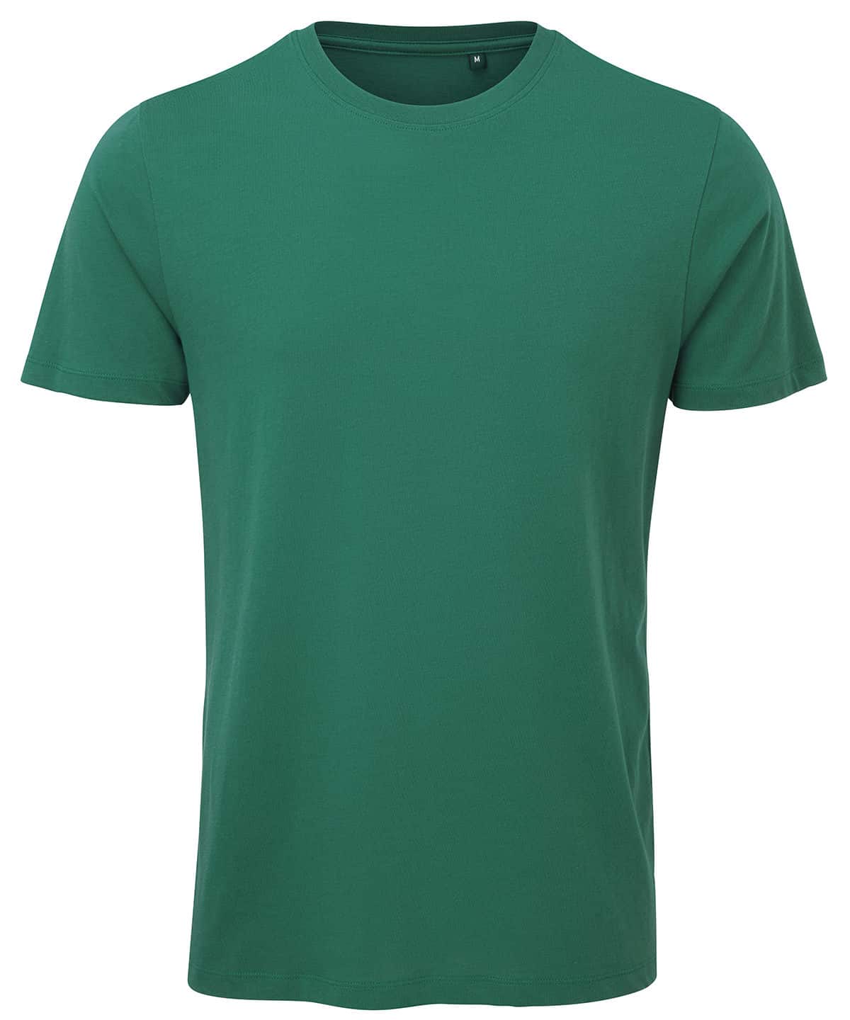 Green Anthem T-shirt with embroidery and printing.