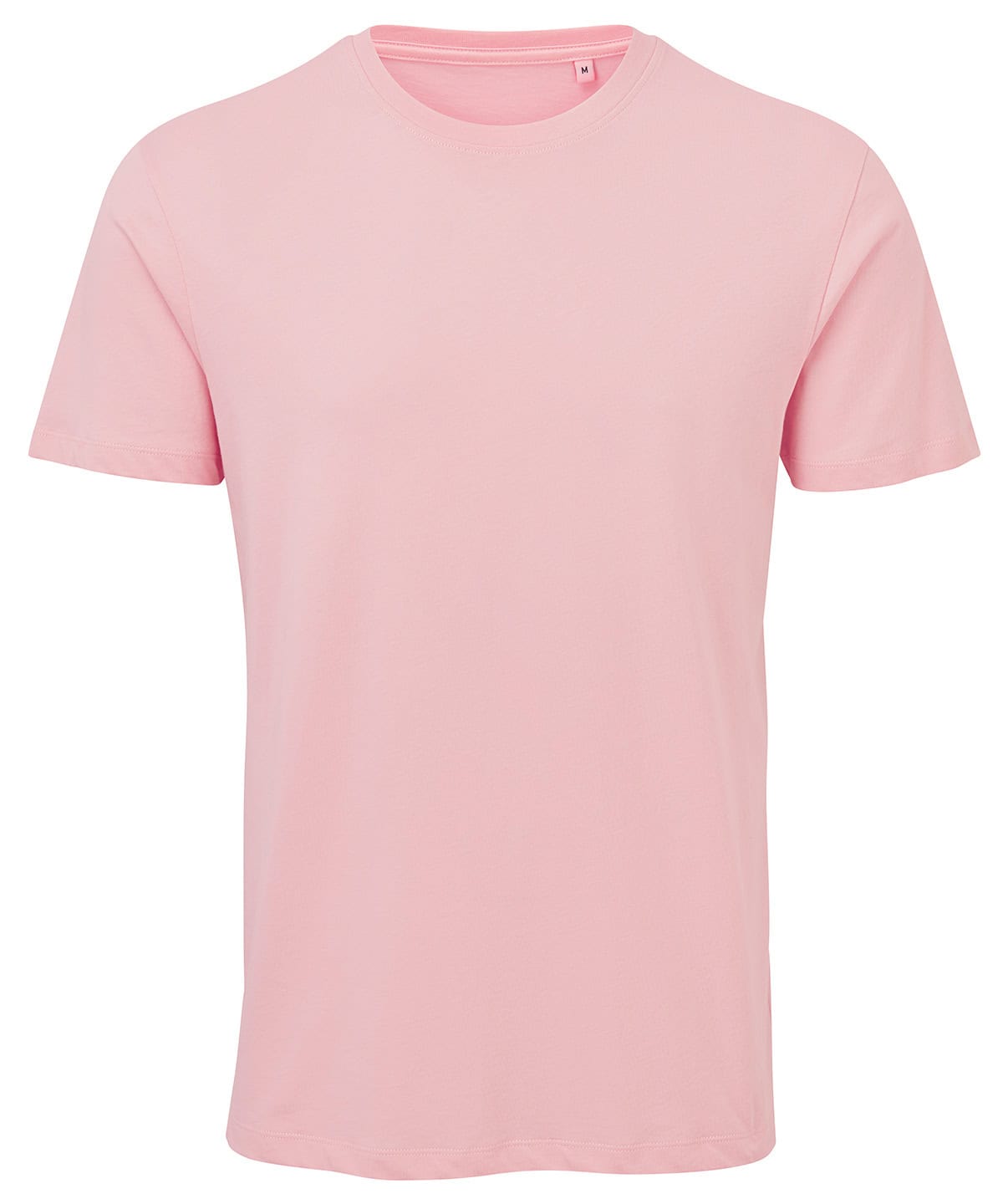 Pink Anthem T-shirt with embroidery and printing, size XS, perfect for casual wear.