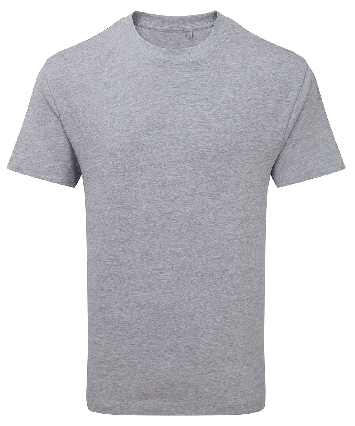 Anthem heavyweight grey marl t-shirt with embroidery and printing options.