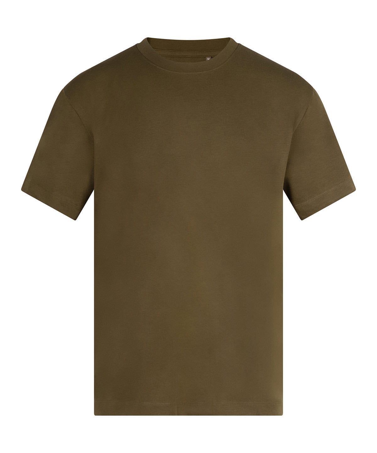 Quality khaki heavyweight t-shirt with embroidery and printing options. Perfect for casual and promo.