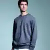 High-quality grey sweatshirt showcasing custom embroidery and printing by CapeBali.