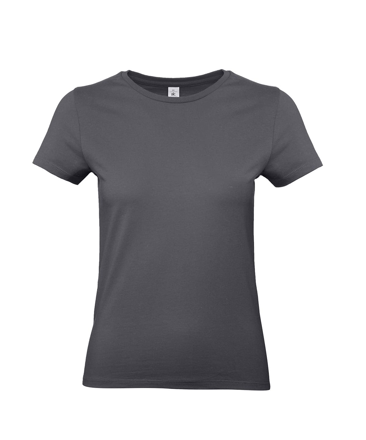 Dark grey women's T-shirt, size XS, featuring embroidery and printing by CapeBali.