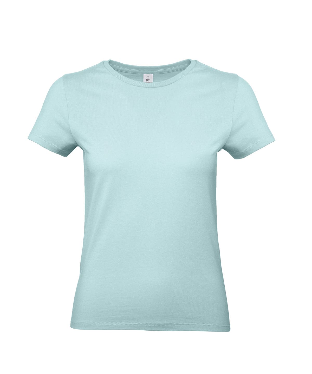Women’s T-shirt in Millennial Mint, B&C E190, casual style, XS size.
