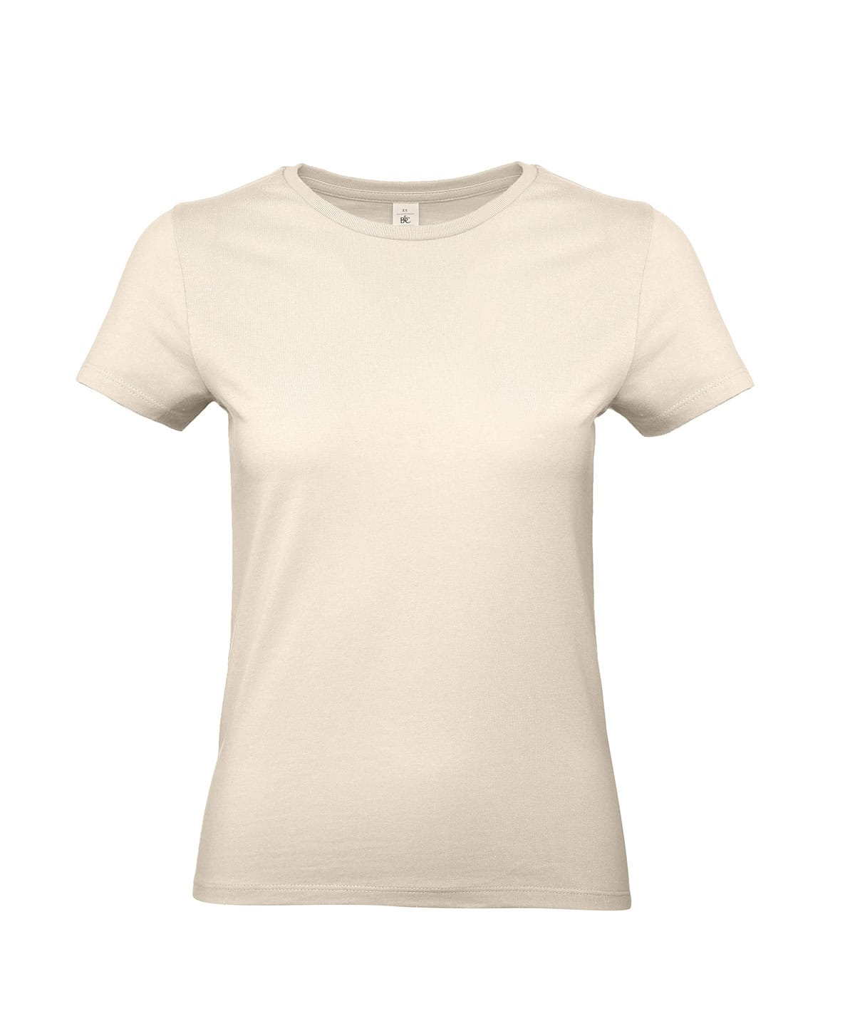 White women's T-shirt for embroidery, printing, casual wear, XS size.