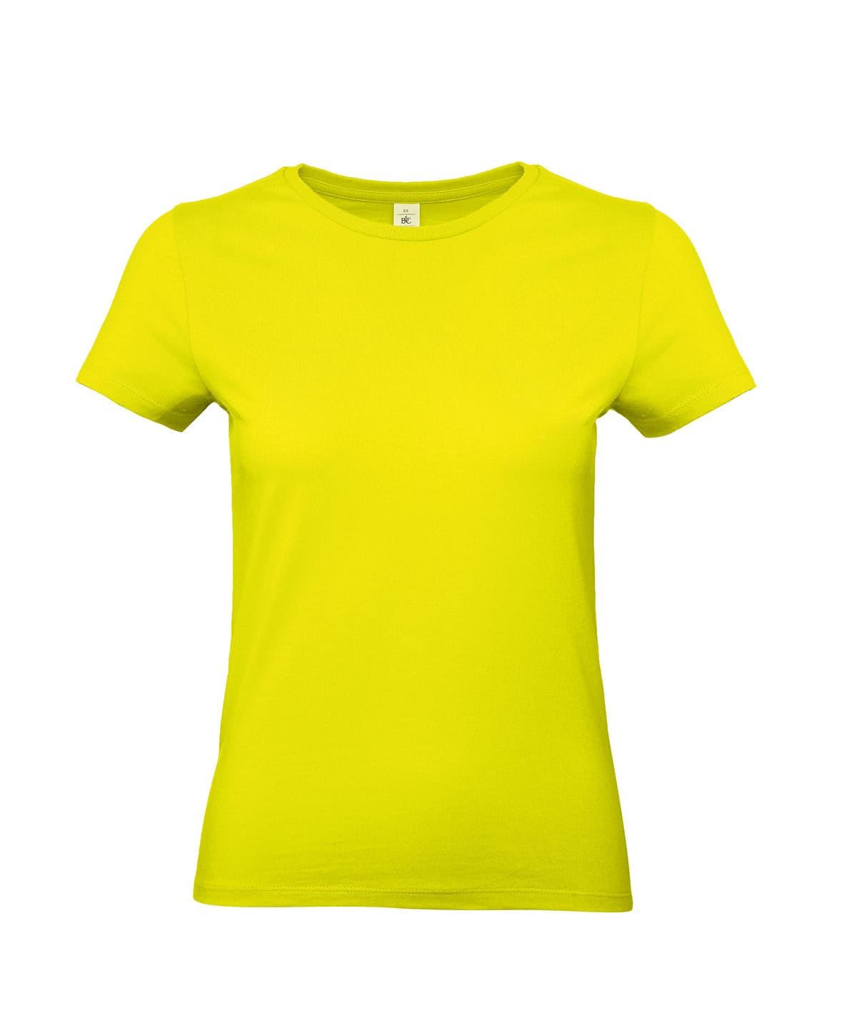 Bright yellow Pixel Lime women's T-shirt for embroidery and printing, size XS.