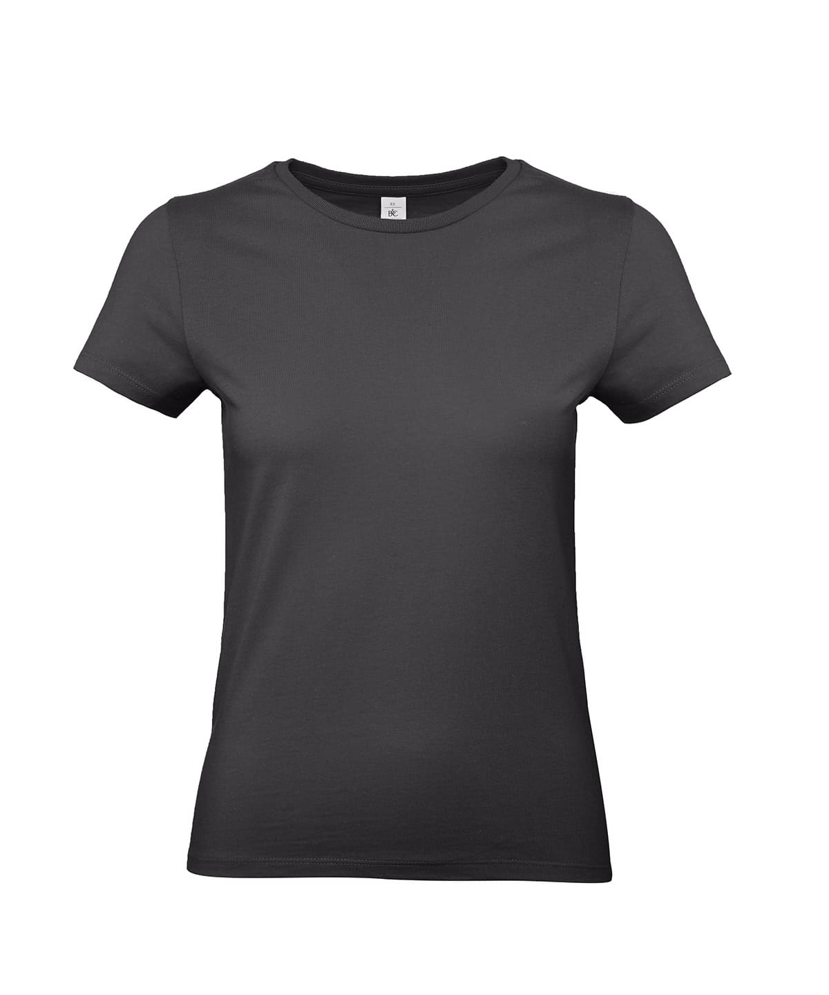 Black women's T-shirt, ideal for custom embroidery and printing, size XS, used condition, perfect fo.
