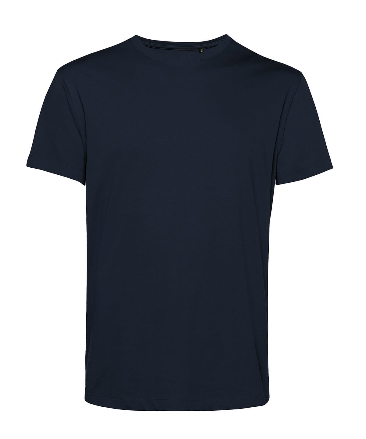 Navy T-shirt for embroidery and printing, XS size, B&C Inspire E150 model.