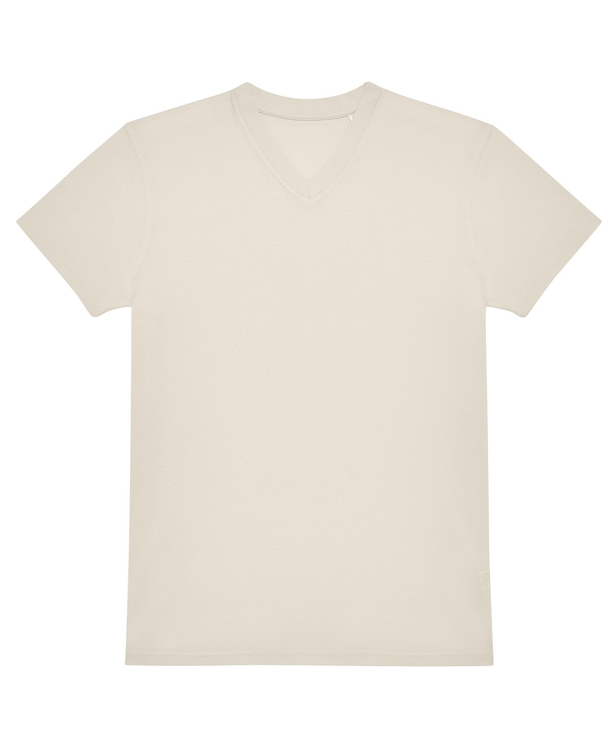 Off White V-Neck T-Shirt, XS, B&C E150 V - BA213.
