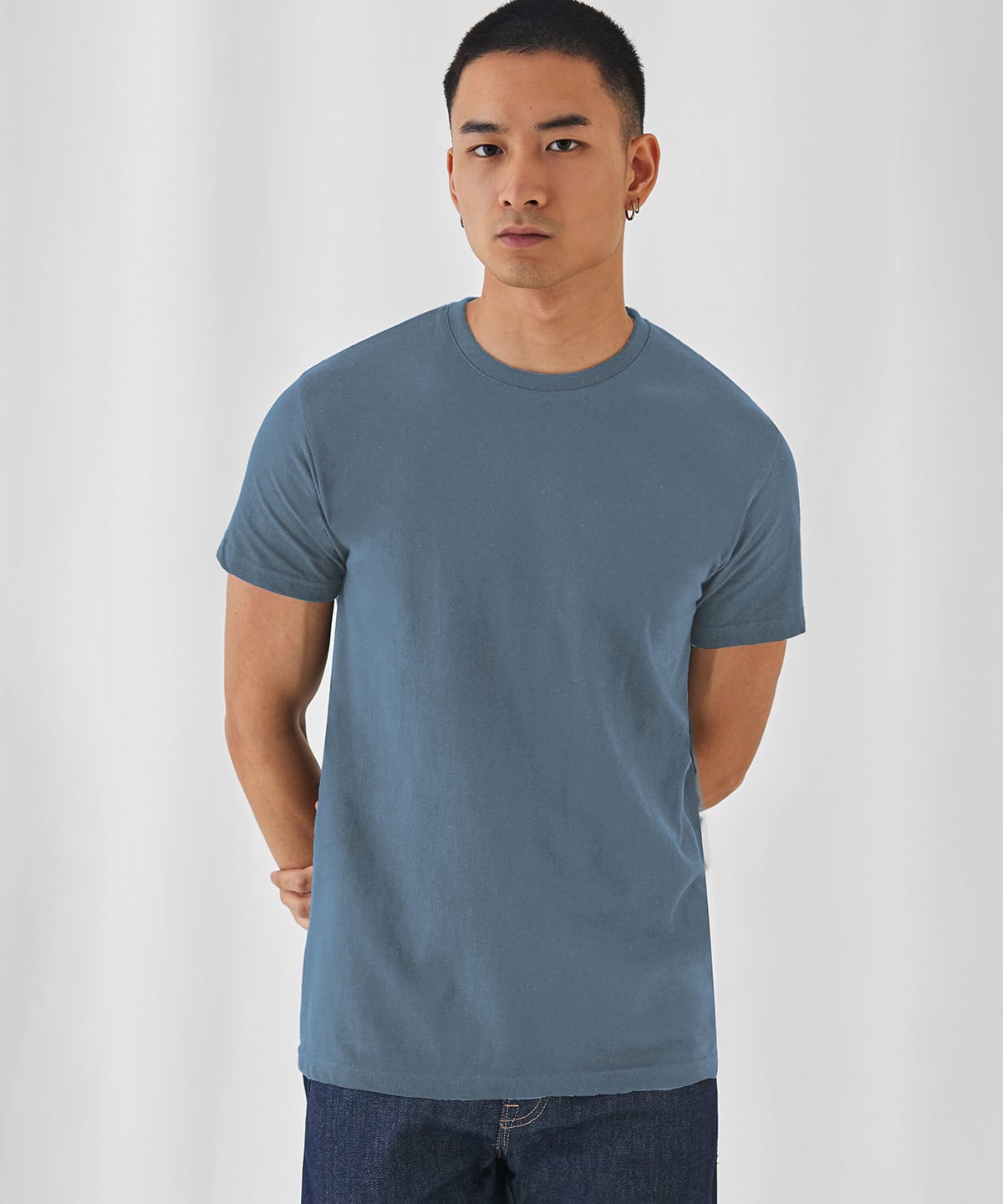 Custom embroidered T-shirt for branding and promotional use.