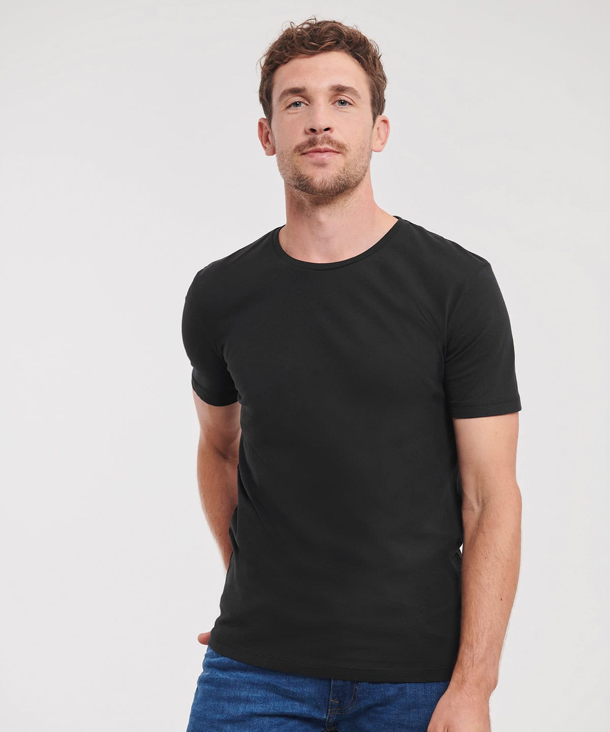 Organic cotton plain T-shirt for men, eco-friendly and comfortable. Perfect for casual wear and sust.