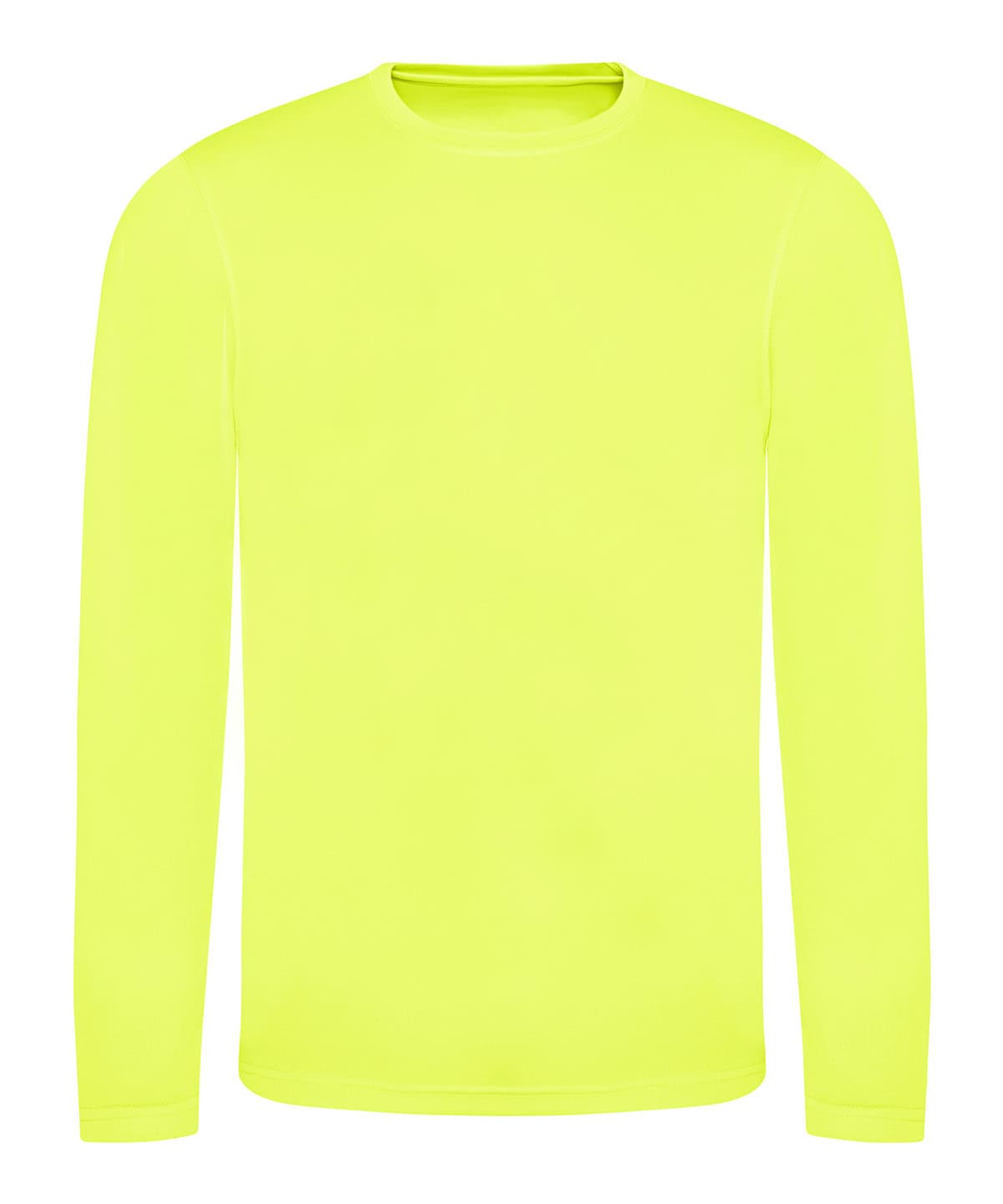 Electric Yellow long sleeve T-shirt for casual wear.