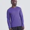 Embroidery and printing on custom long sleeve T-shirt for casual wear.