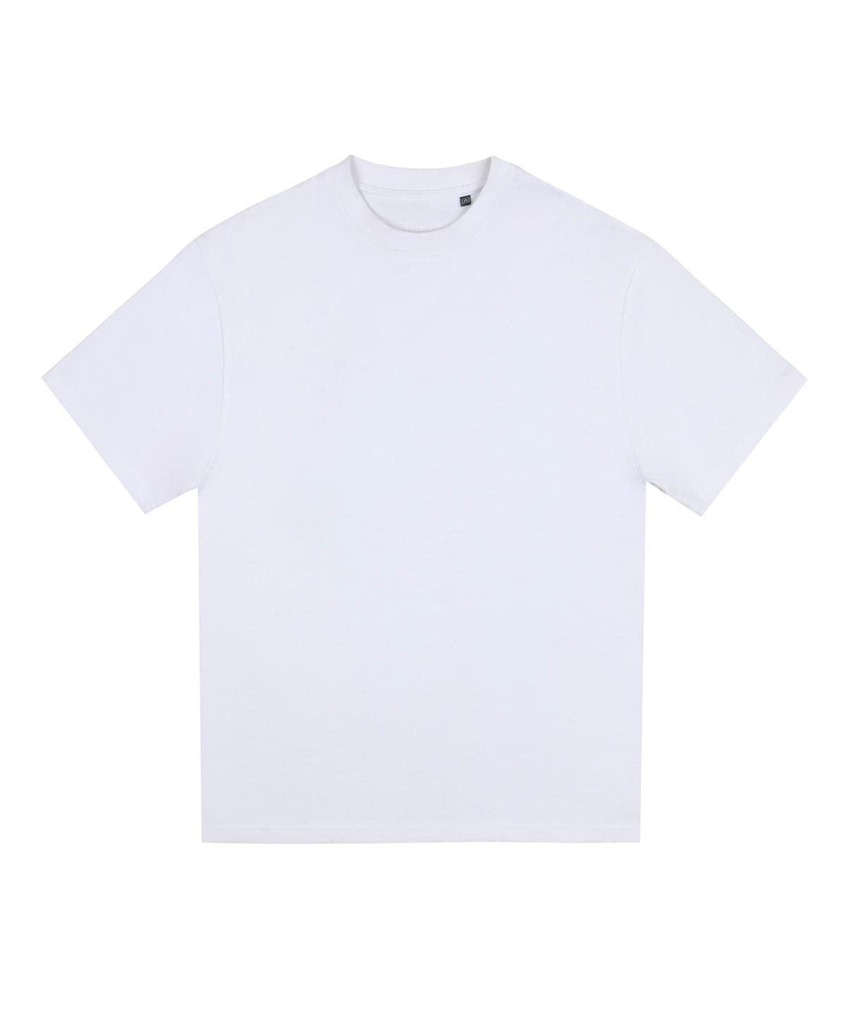 White heavyweight T-shirt with embroidery and printing options.