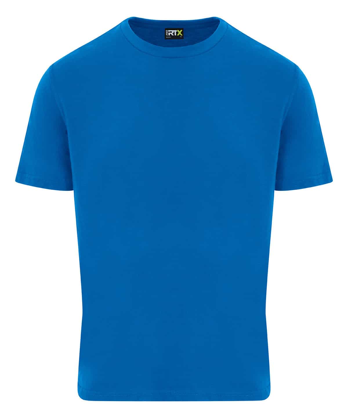 Blue pro T-shirt with embroidery and printing, ideal for team wear or promotional use.