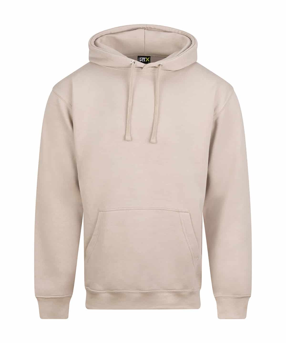 Hooded sweatshirt with embroidery and printing options, perfect for casual wear.