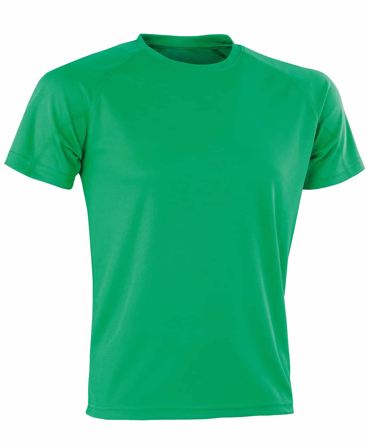 A breathable Irish Green performance T-shirt ideal for sports and casual wear.